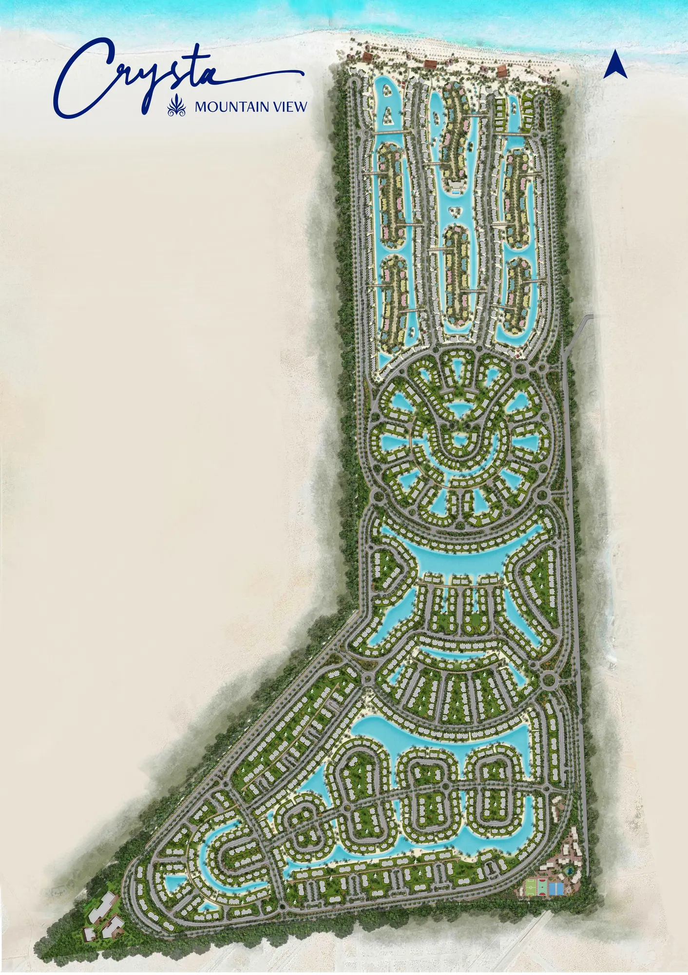 Master plan of Crysta Mountain View