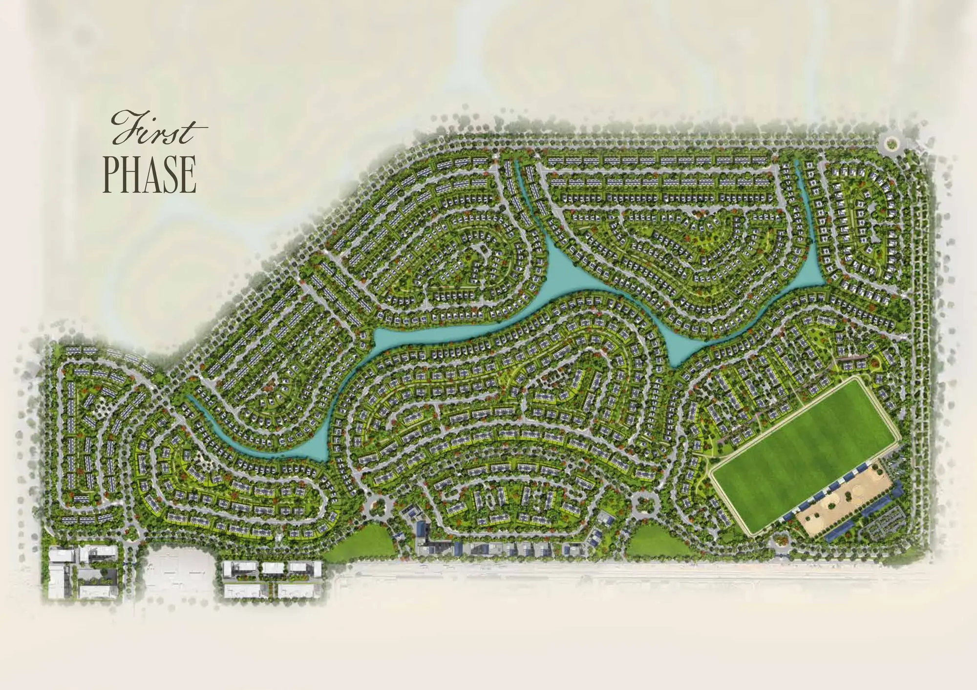 Master plan of Kingsway (Kings Way) by Mountain View