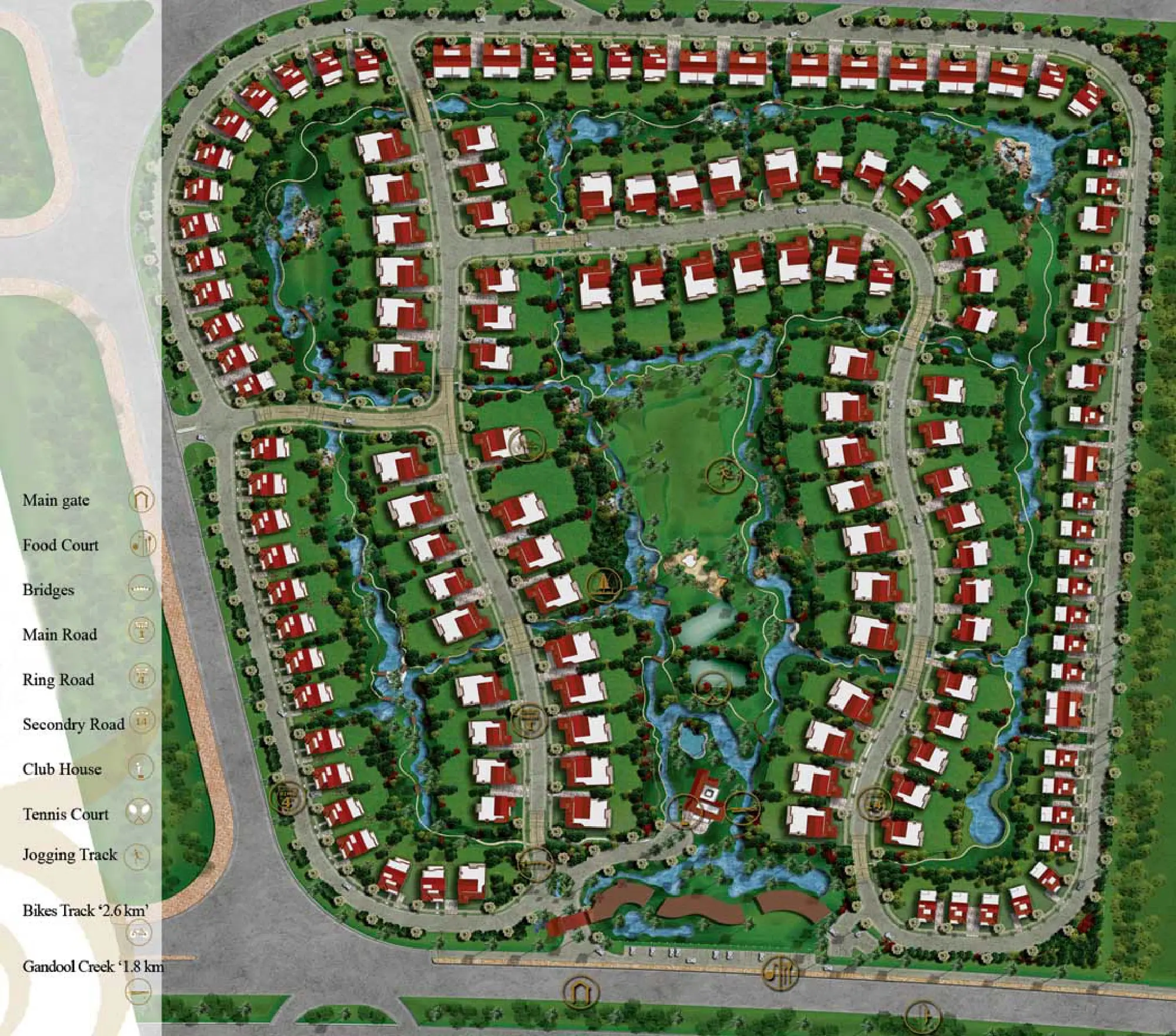 Master plan of Mountain View 2 (MV2)